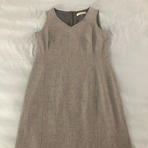 Gray Kasper Work Dress